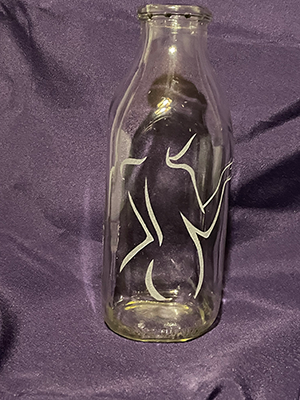 Woman Milk Bottle