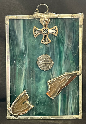 Stained Glass Cross Atosha Coin